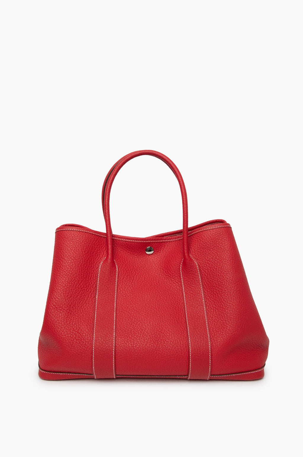 Hermes Red Garden Party 36 Bag