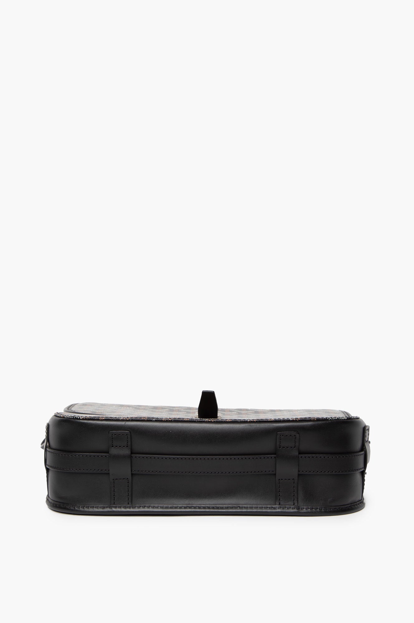 Goyard Black Goyardine Belvedere MM Bag