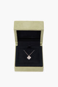 Van Cleef & Arpels 18K White Gold Sweet Alhambra Pendant Necklace