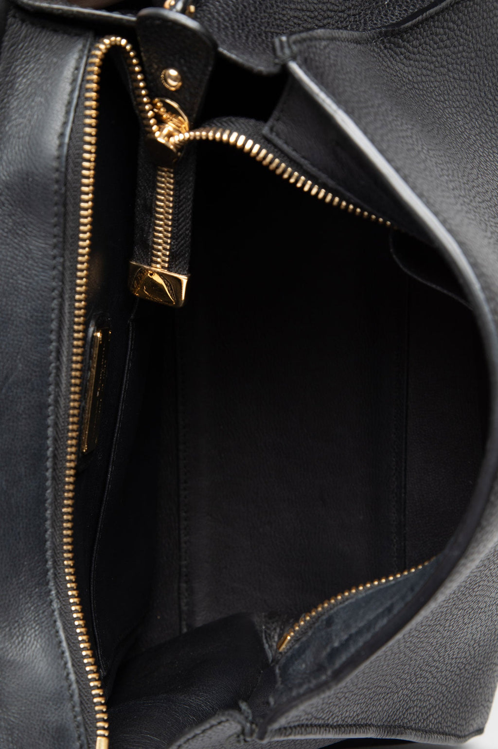 Salvatore Ferragamo Sofia Black Top Handle Leather Bag