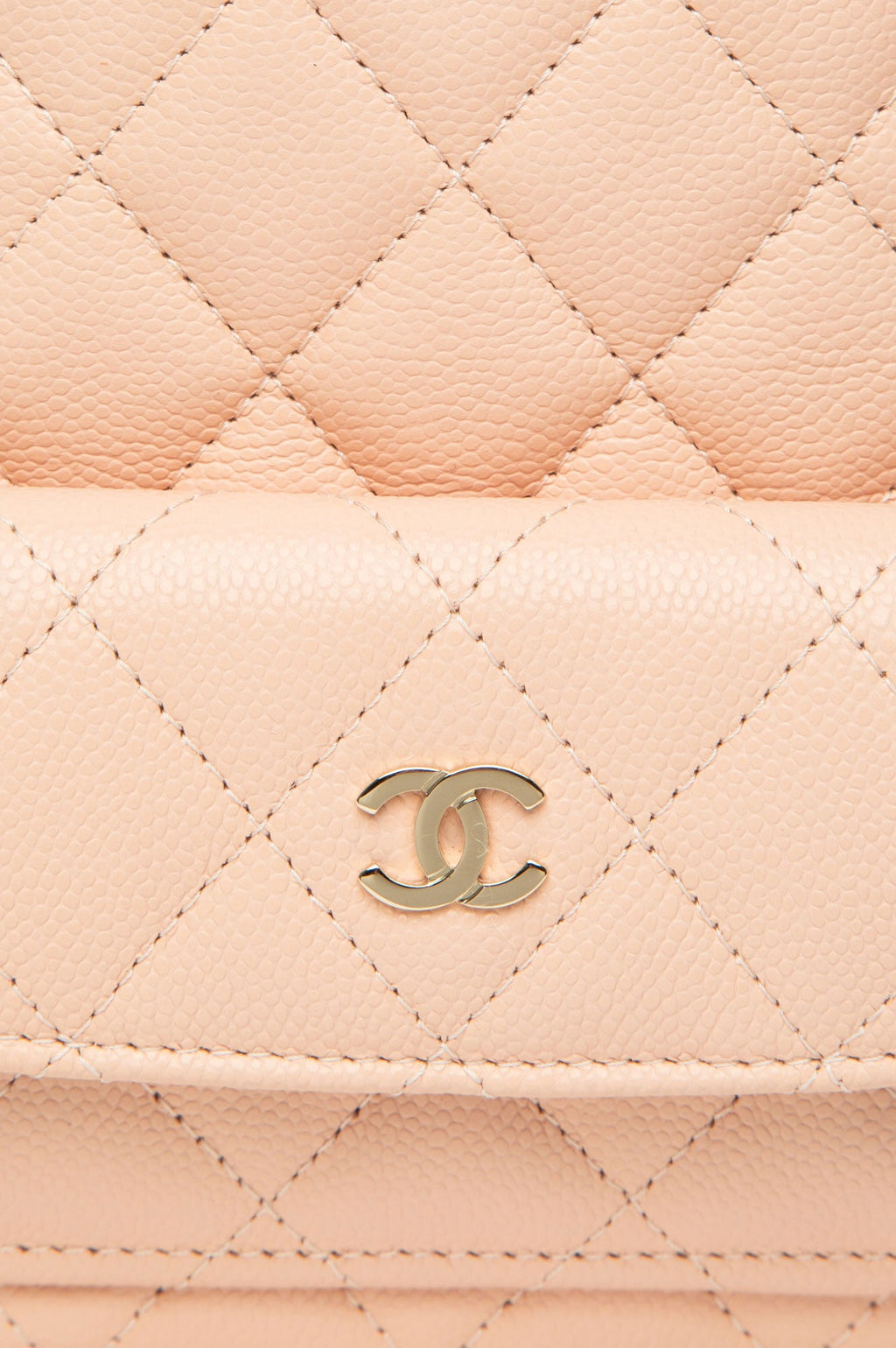 Chanel Light Pink Caviar 24C Mini Backpack
