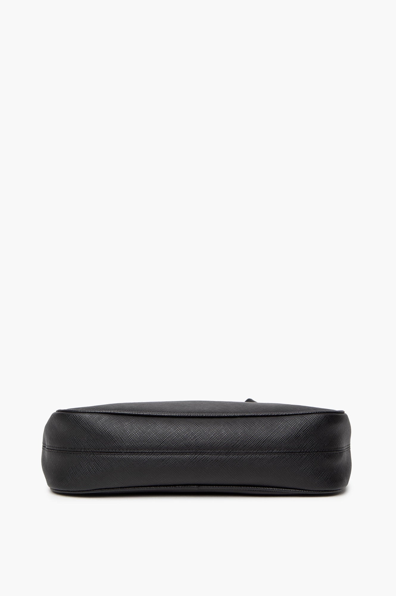 Prada Black Saffiano Leather Re-Edition 2005 Shoulder Bag with Straps