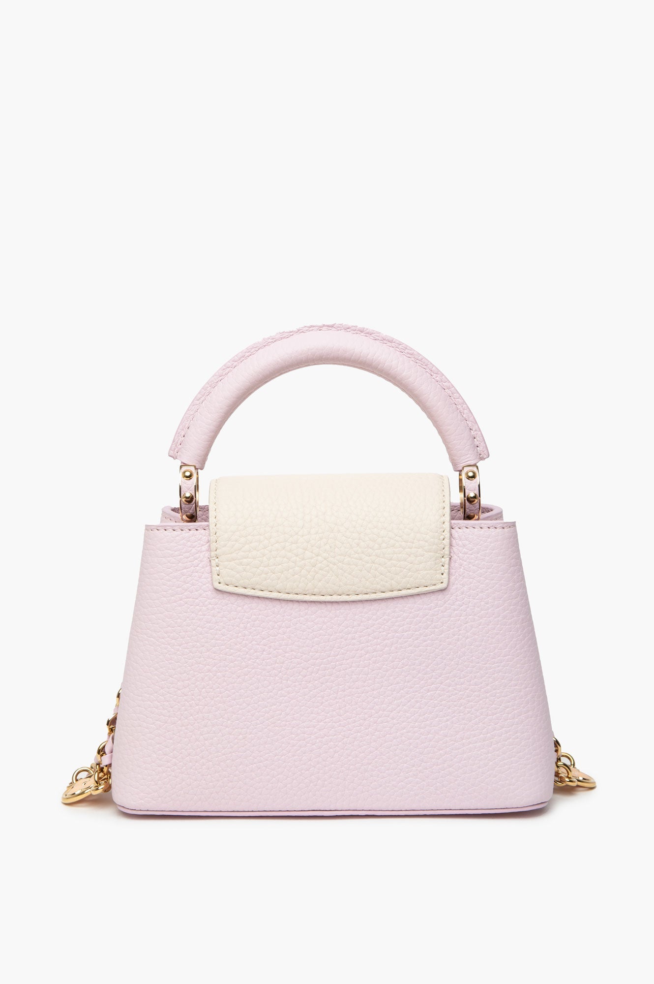 Louis Vuitton 2024 Capucines Lovelock Marshmallow Taurillon Mini