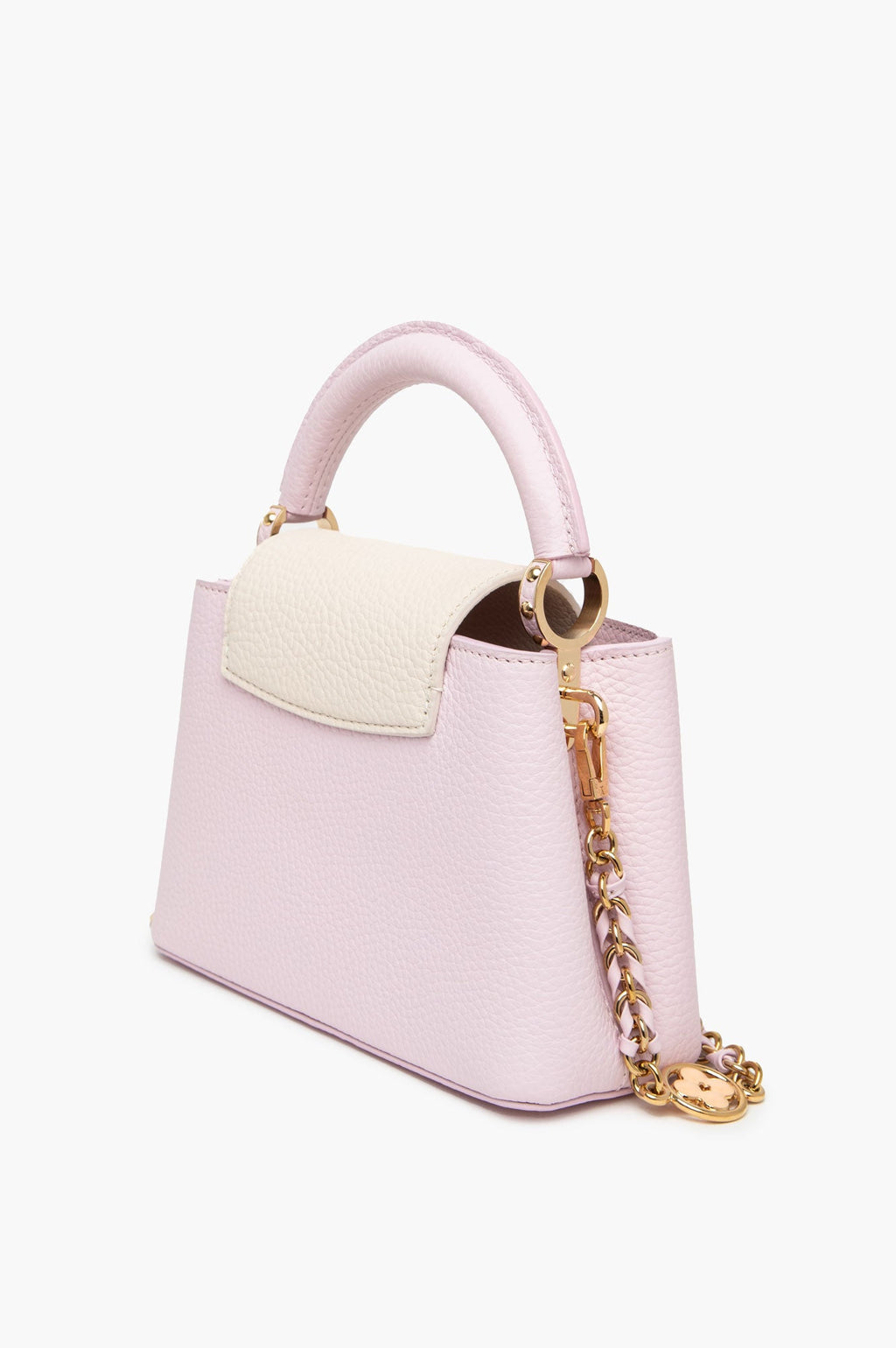 Louis Vuitton 2024 Capucines Lovelock Marshmallow Taurillon Mini
