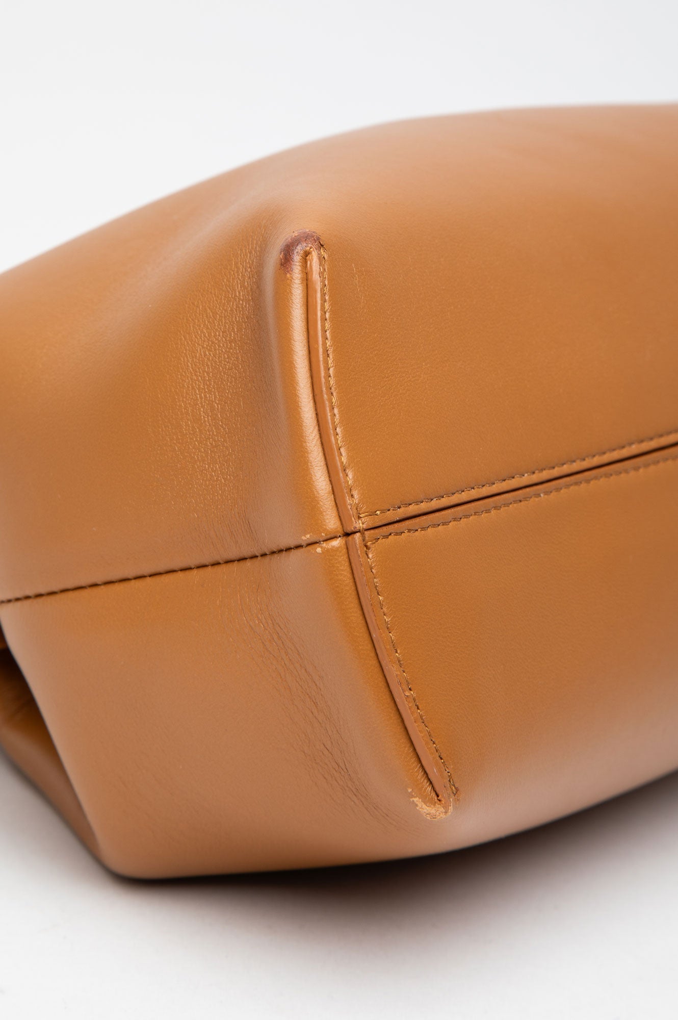 Fendi Caramel Napa Leather Medium First Bag with Strap
