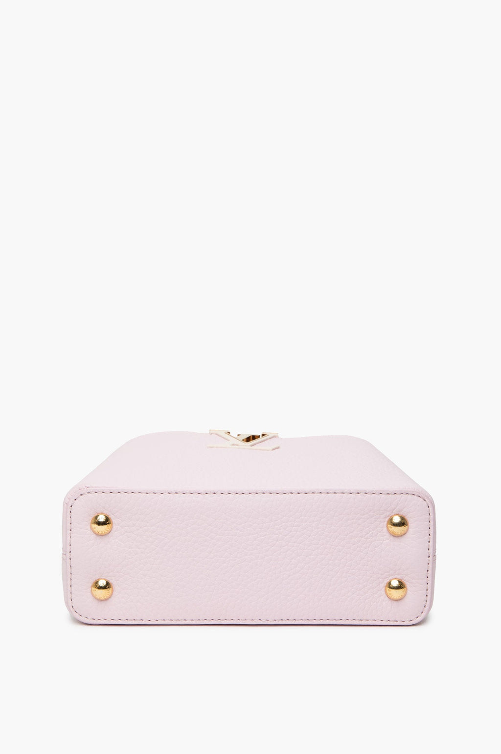 Louis Vuitton 2024 Capucines Lovelock Marshmallow Taurillon Mini