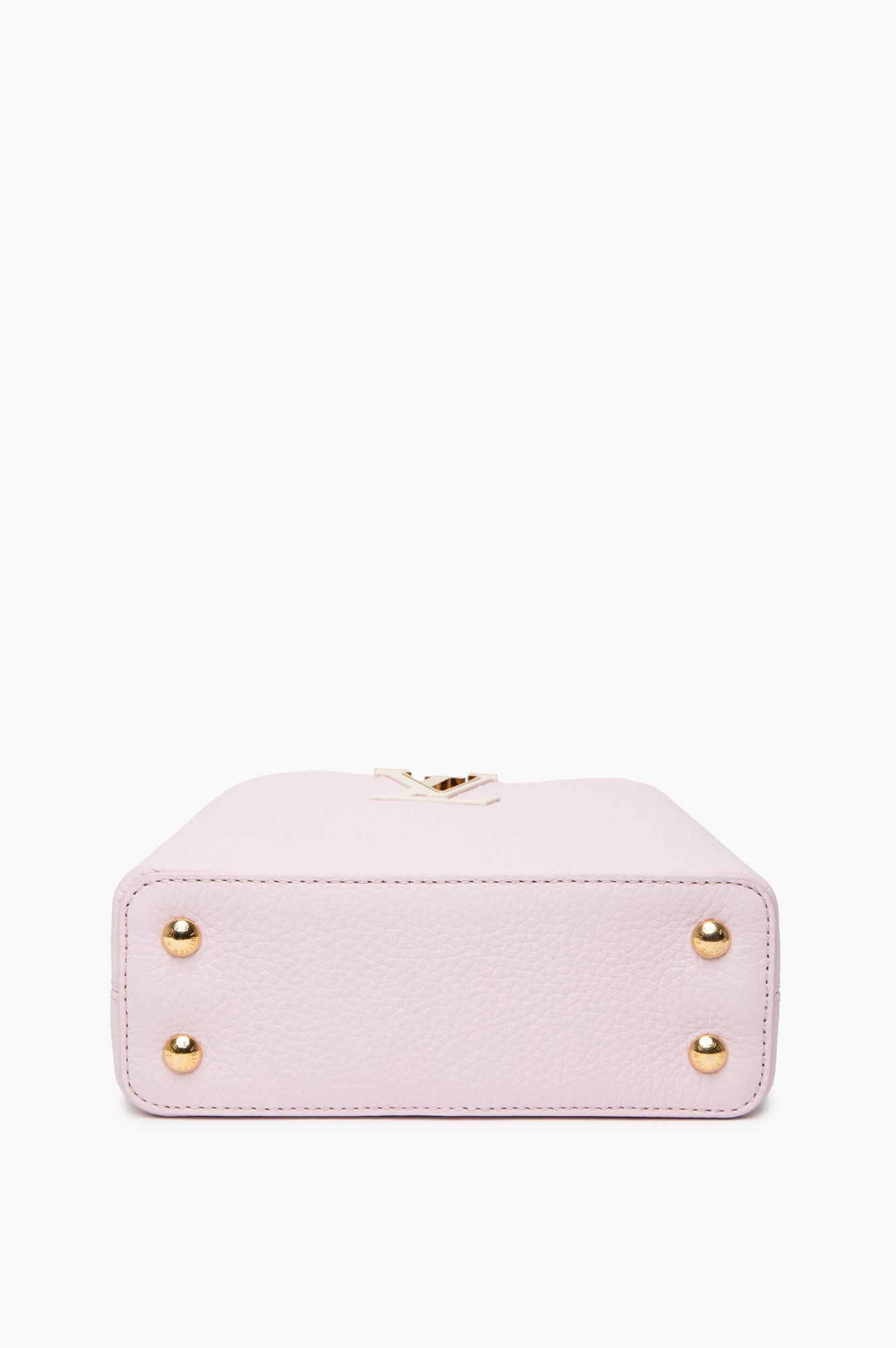 Louis Vuitton 2024 Capucines Lovelock Marshmallow Taurillon Mini