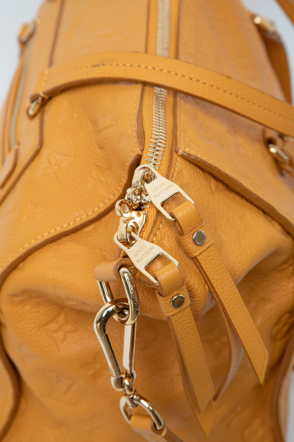 Louis Vuitton Yellow Monogram Leather Empreinte Lumineuse Bag