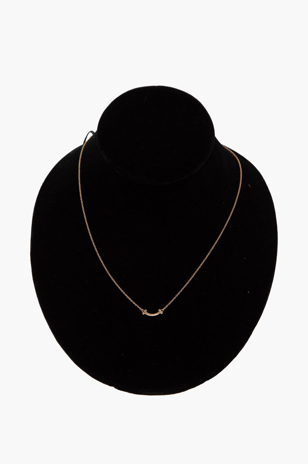 Tiffany Yellow Gold Mini Smile Pendant