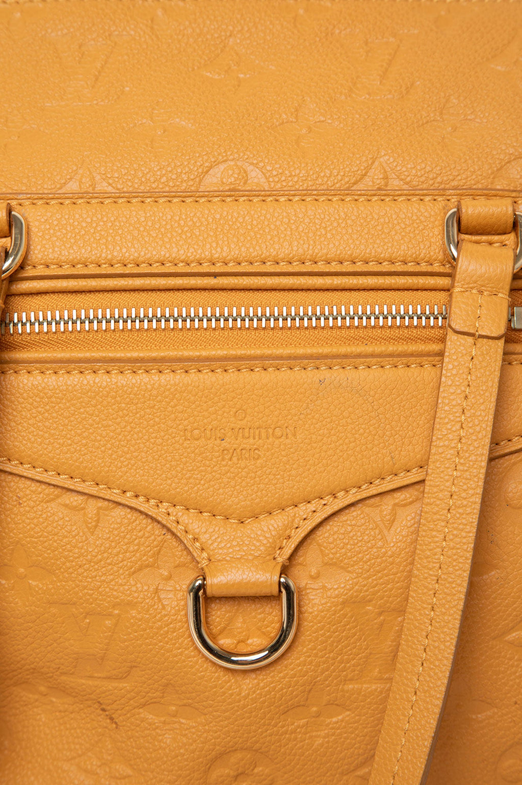 Louis Vuitton Yellow Monogram Leather Empreinte Lumineuse Bag