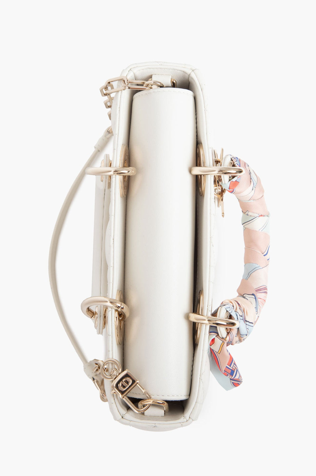 Christian Dior White Lady D-Joy Small Bag