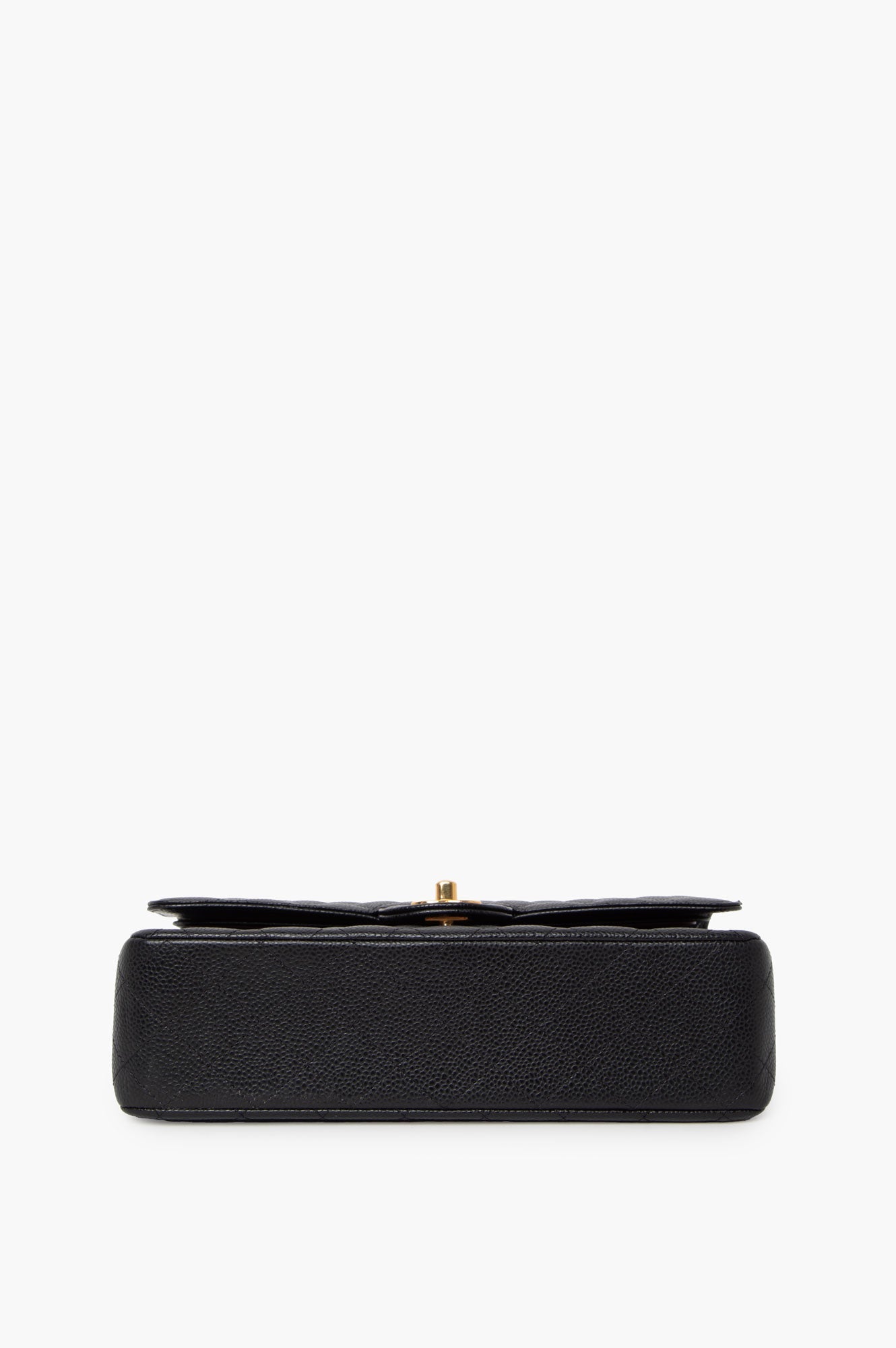 Chanel Black Caviar Leather Medium Classic Flap Bag
