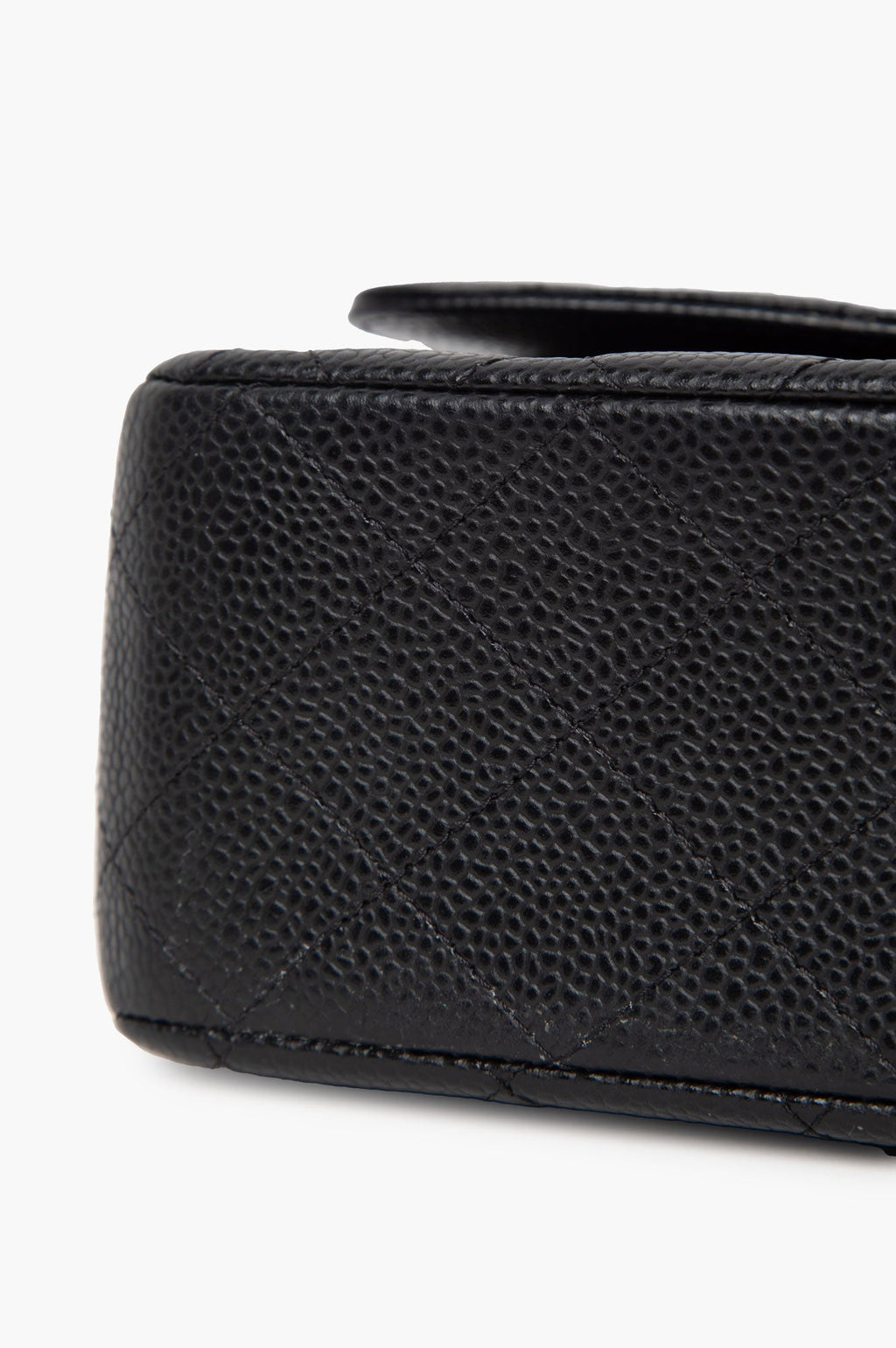Chanel Black Caviar Leather Medium Classic Flap Bag