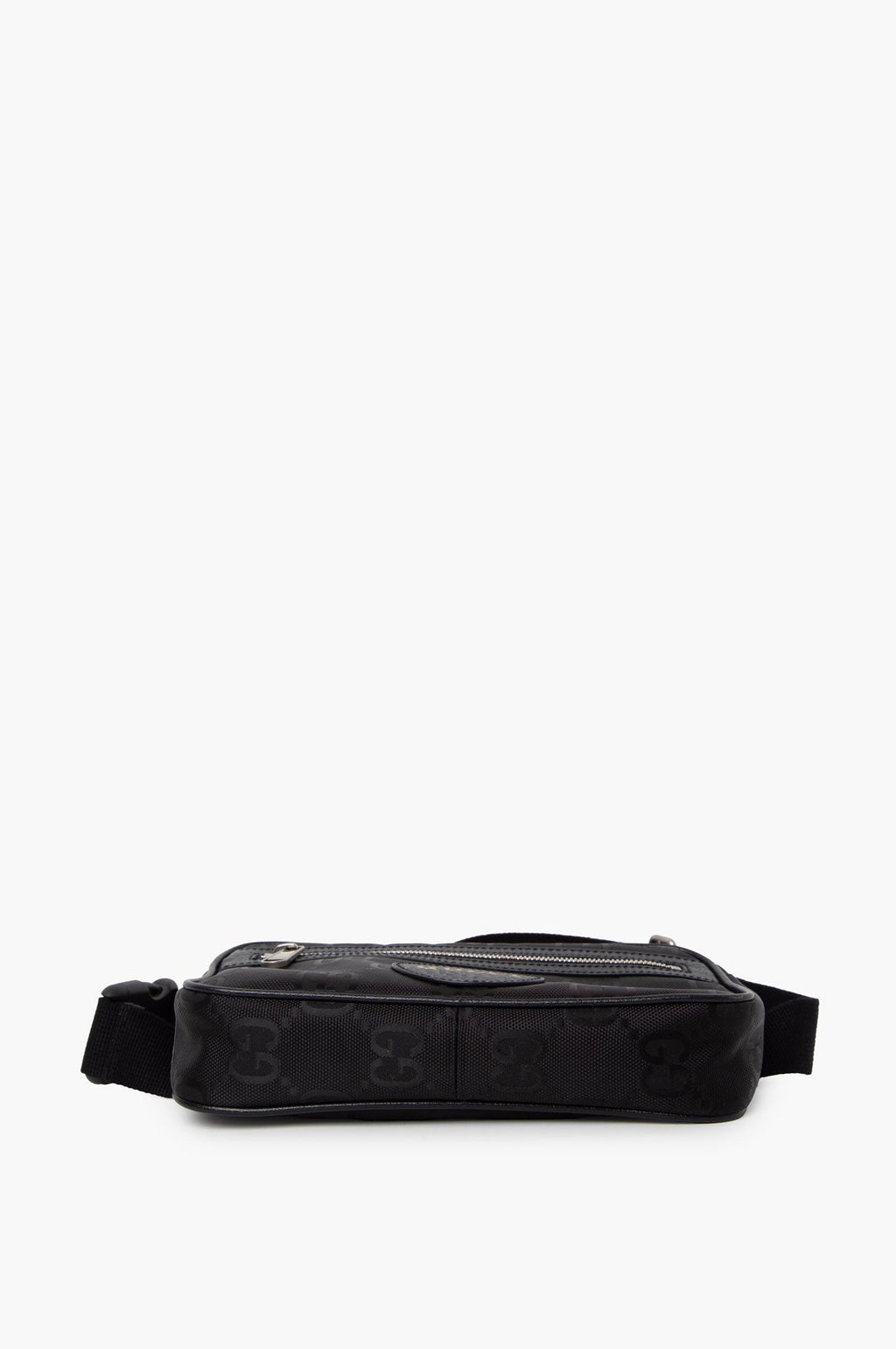 Gucci Black GG Supreme Canvas Belt Bag