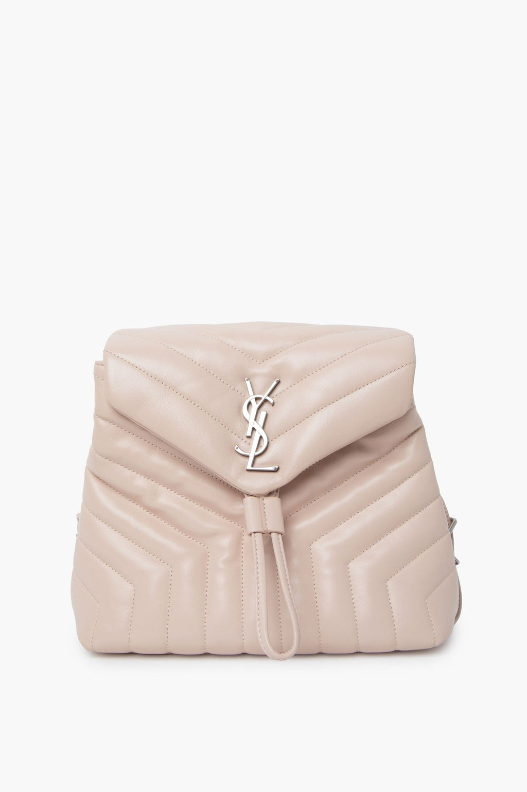Saint Laurent Beige LouLou Calfskin Backpack