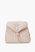 Saint Laurent Beige LouLou Calfskin Backpack