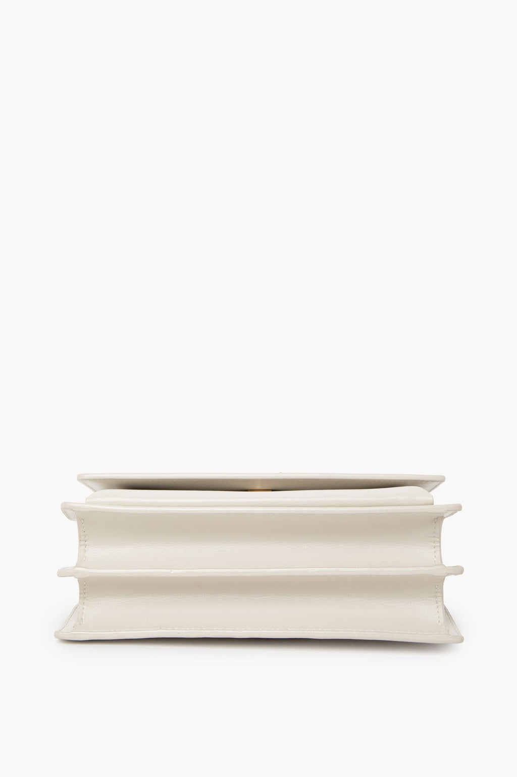 Saint Laurent Cream Sunset Calfskin Crossbody Chain Bag
