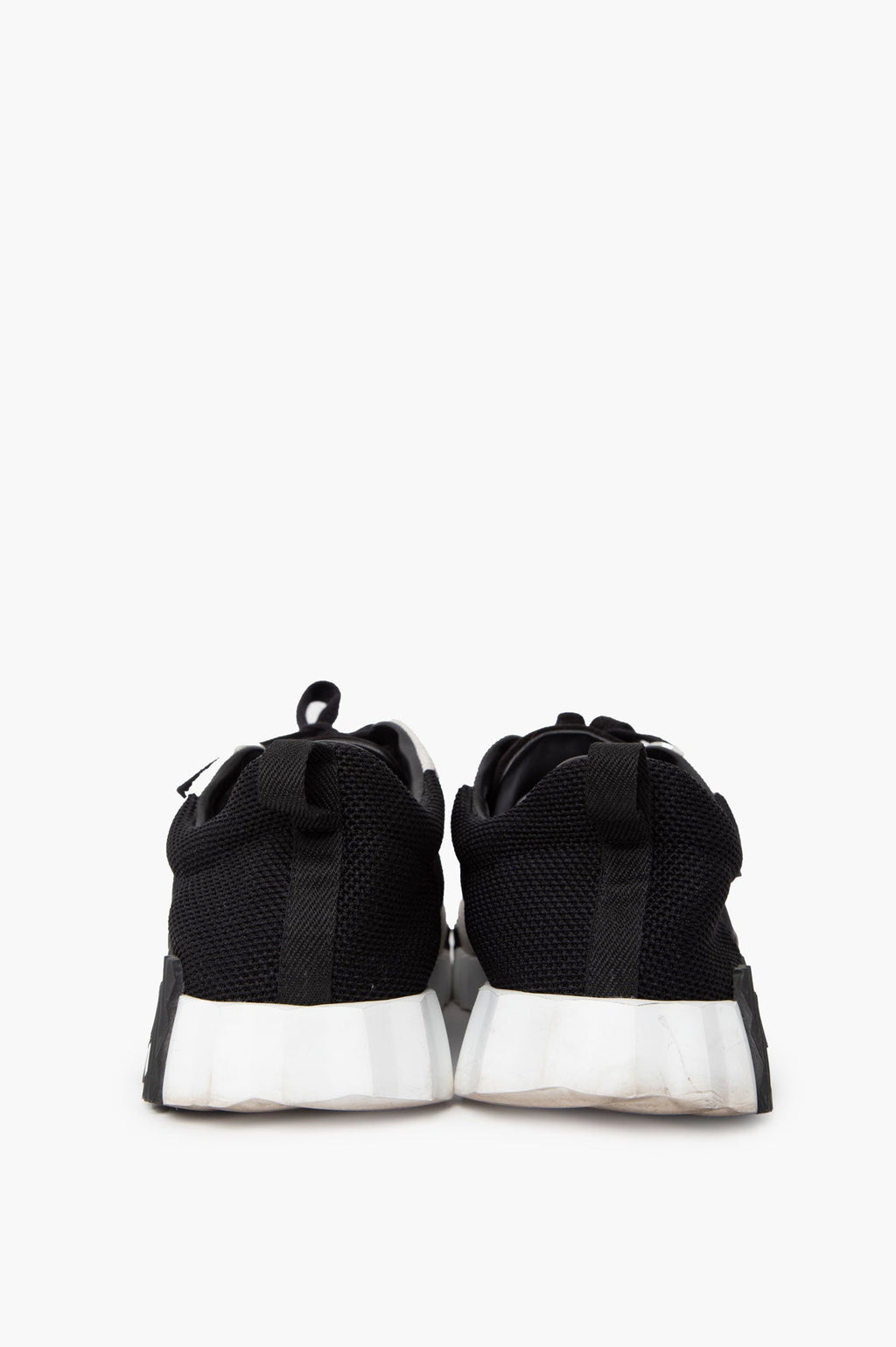 Hermes Black White Bouncing Mens Sneakers 42
