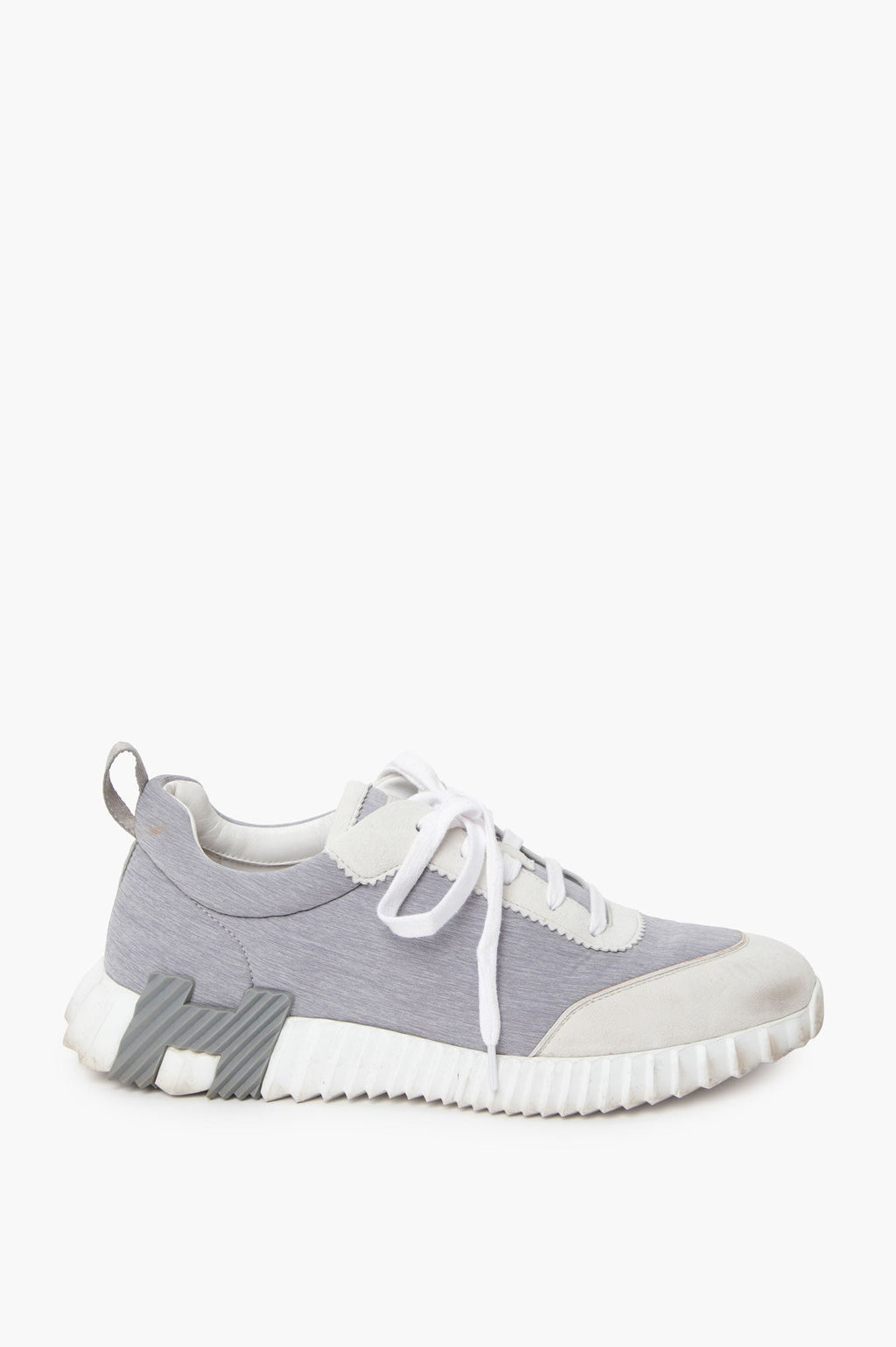 Hermes Grey Bouncing Sneakers Size 42.5