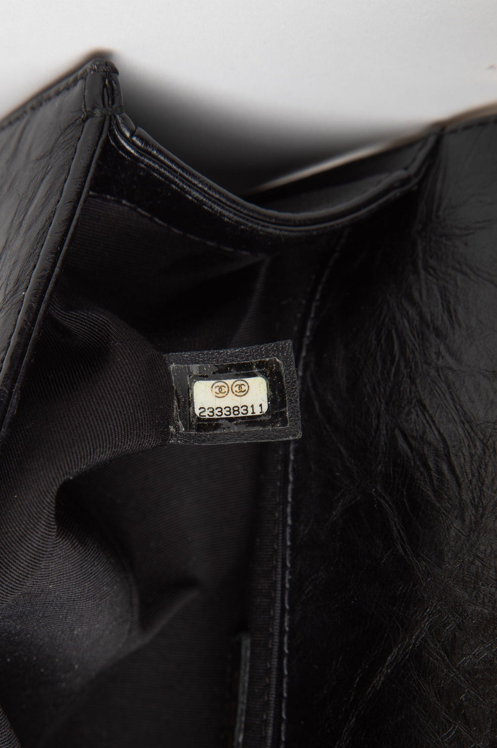Chanel Black Aged Calfskin Quilted New Medium Boy Bag