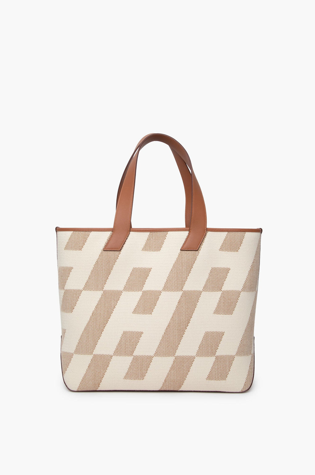 Hermes Beige Toile Cabas 40 Canvas Tote