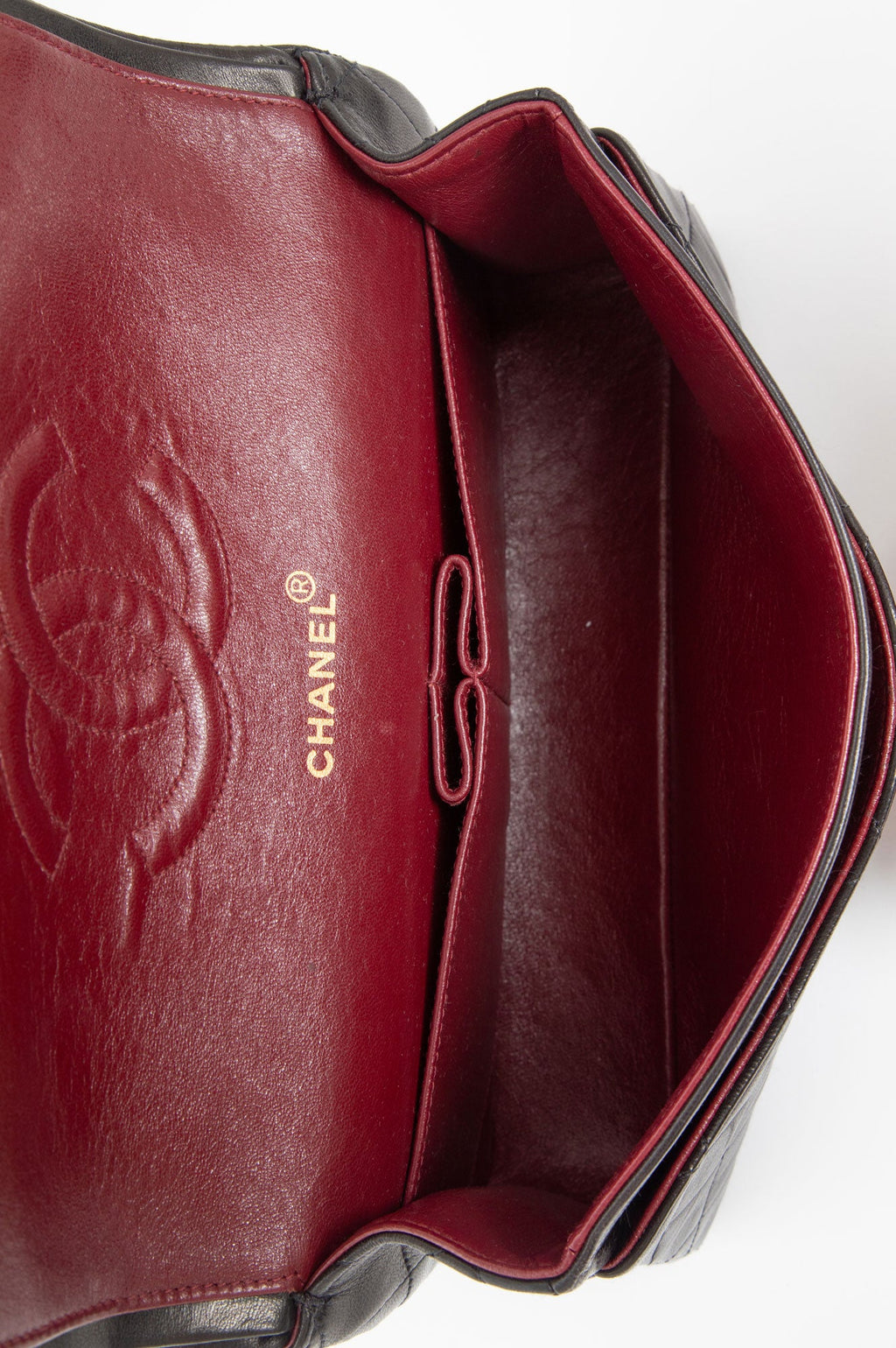 Chanel Black Lambkin Medium Classic Double Flap Bag