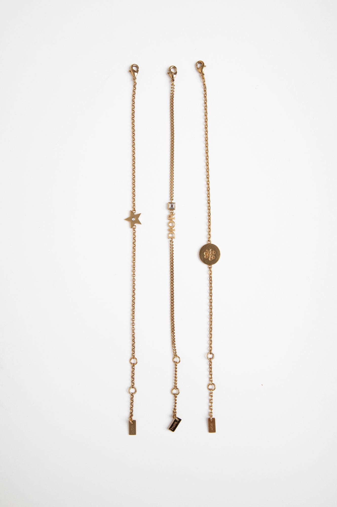 Christian Dior Revolution 3 Gold Tone Bracelet