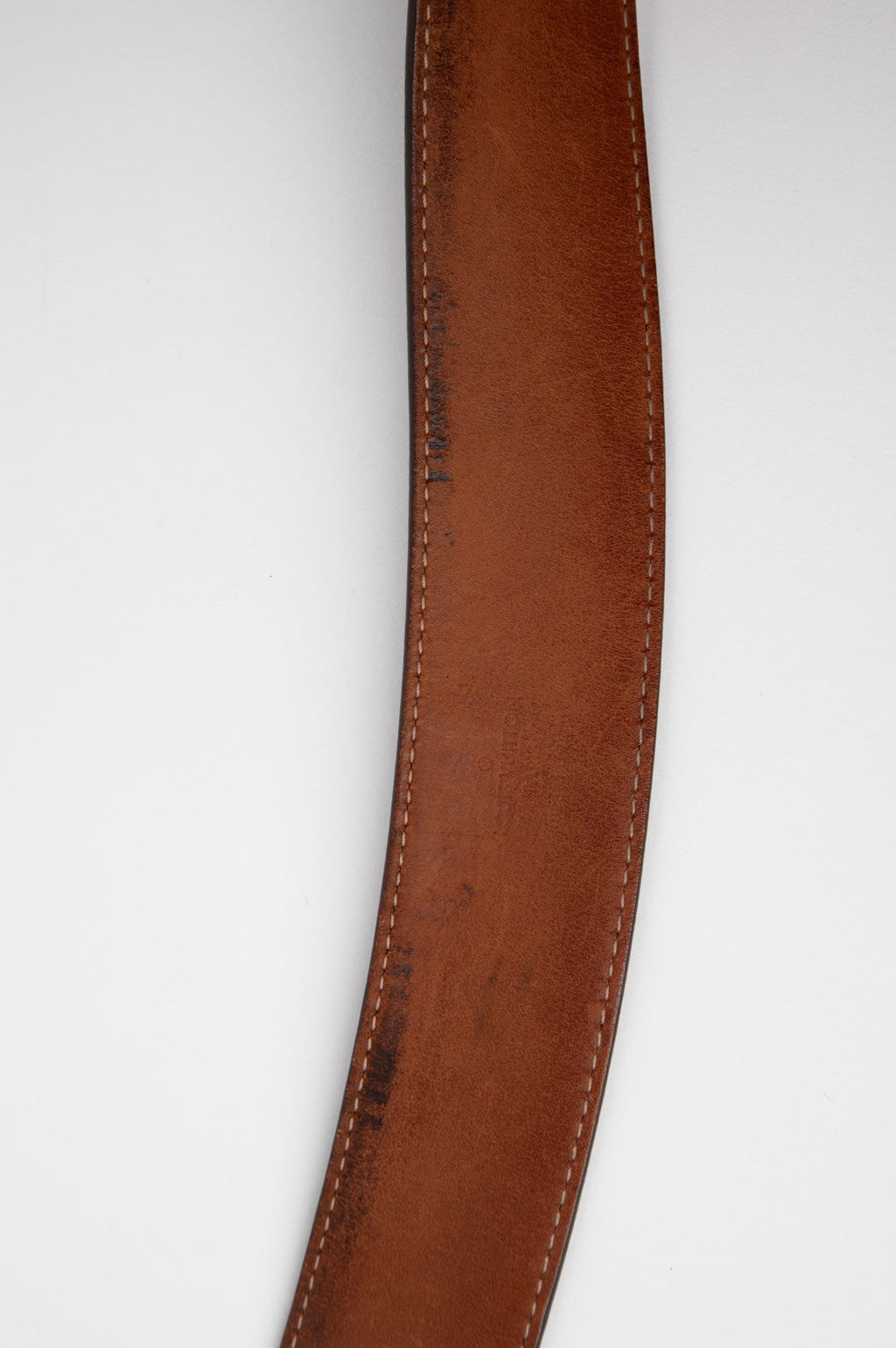 Louis Vuitton Monogran LV Buckle 40mm Belt Size 85