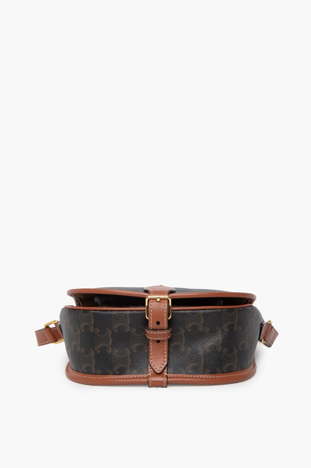 Celine Brown Medium Falco Crossbody Bag
