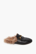 Gucci Black Leather Mules Size 36.5