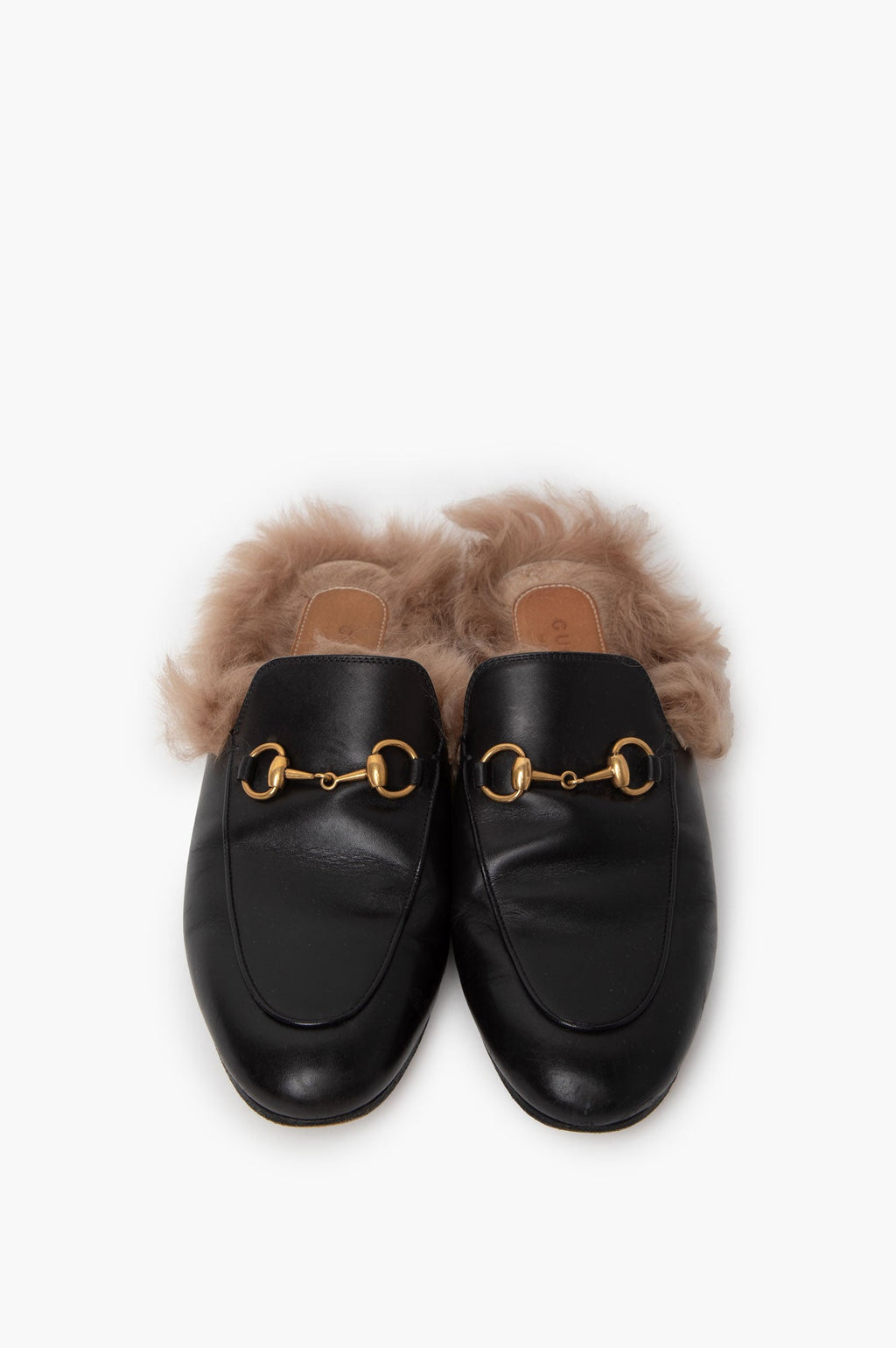 Gucci Black Leather Mules Size 36.5