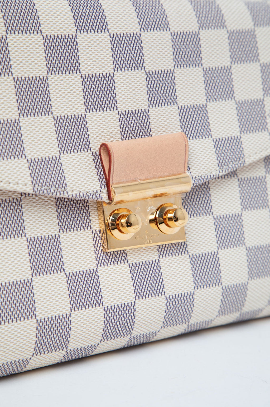 Louis Vuitton White Damier Azur Croisette Handbag