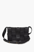 Bottega Veneta Black Inrecciato Lambskin Cassette Bag