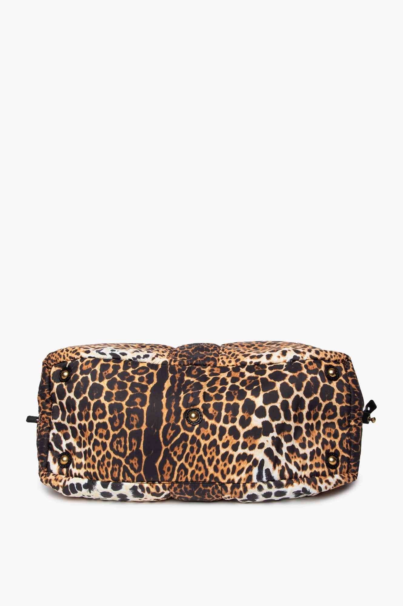 Yves Saint Laurent YSL Leopard Print Nylon Easy Y Bag