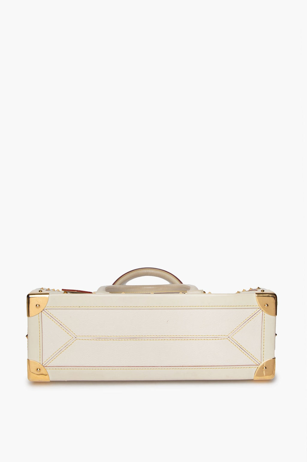Louis Vuitton Cream Goatskin Suhali Le Fabuleux Leather Tote Bag