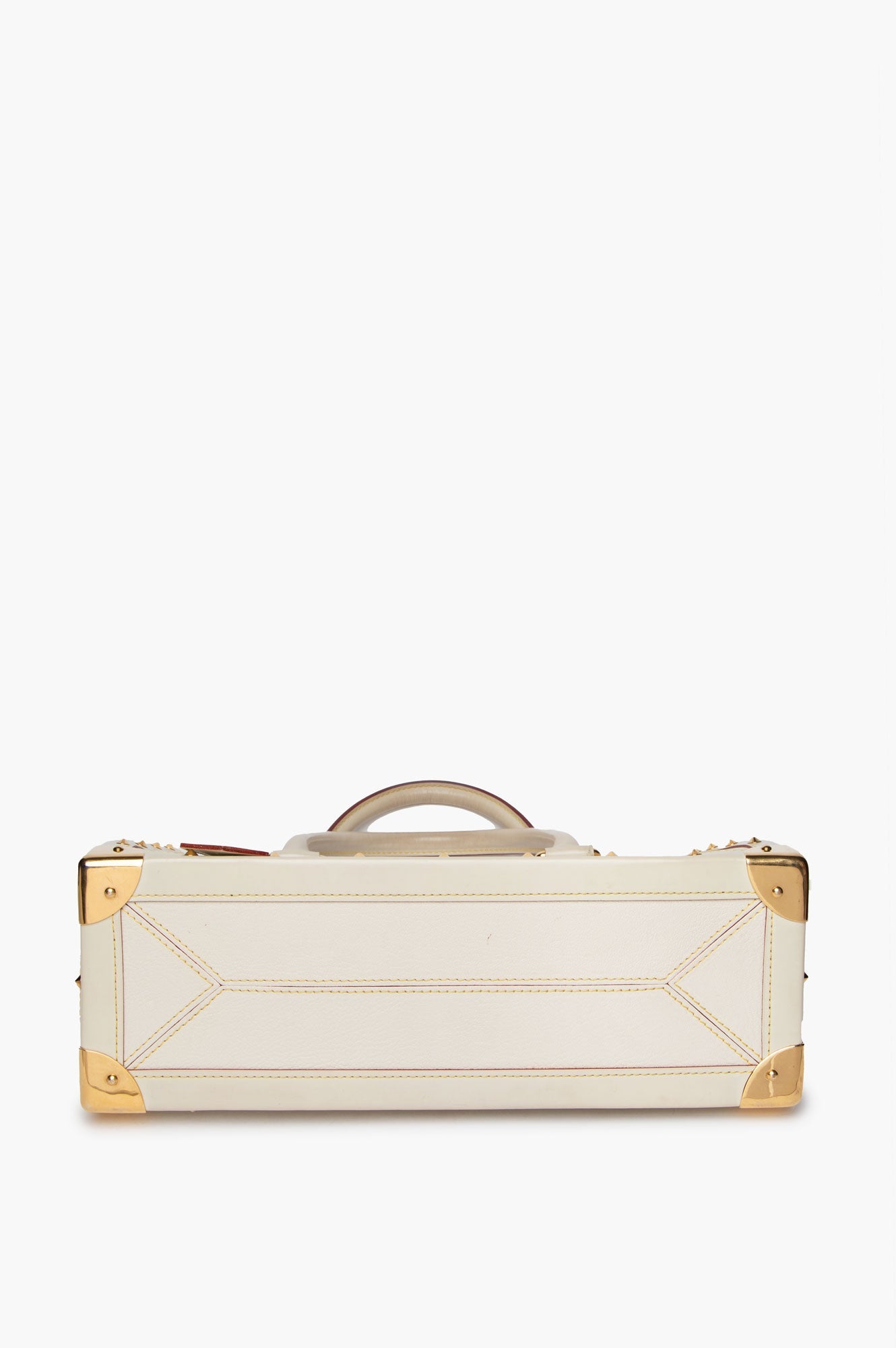 Louis Vuitton Cream Goatskin Suhali Le Fabuleux Leather Tote Bag