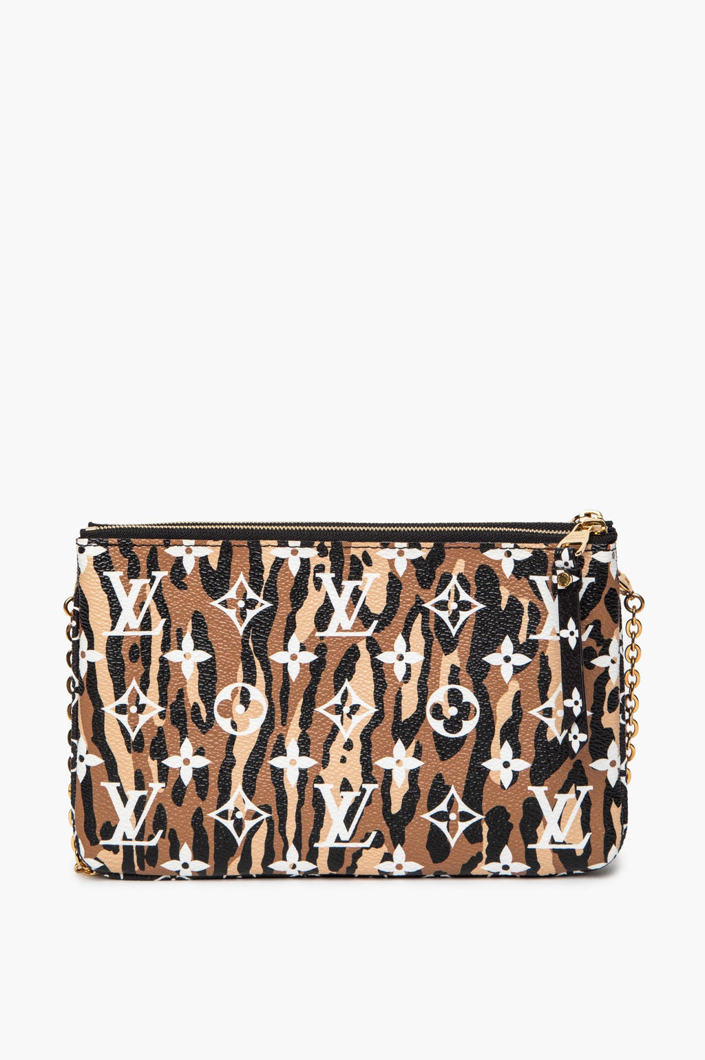 Louis Vuitton Monogram Giant Jungle Pochette Double Zip Bag