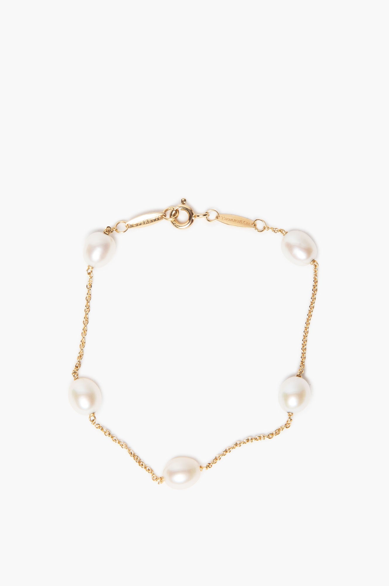 Tiffany & Co. Elsa Peretti 18k Gold Pearls by the Yard Bracelet
