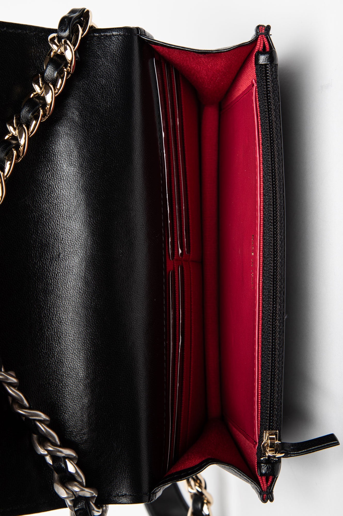 Chanel 19 Black Lamskin  WOC Bag
