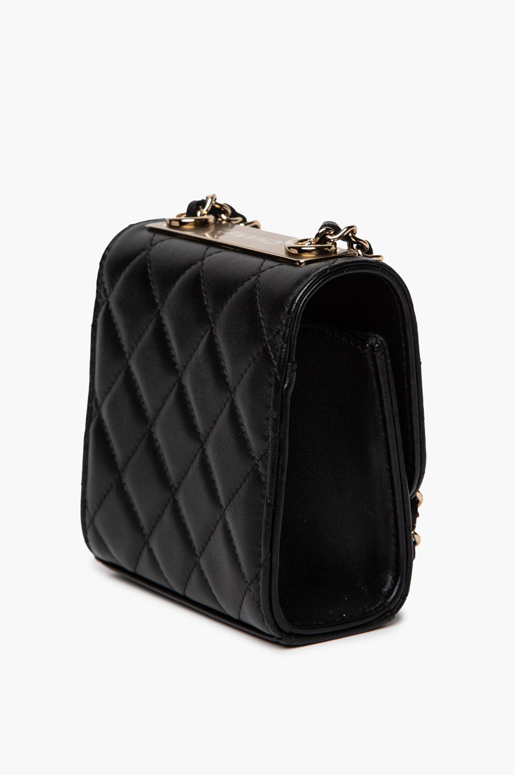 Chanel Black Mini Lamskin Square Bag