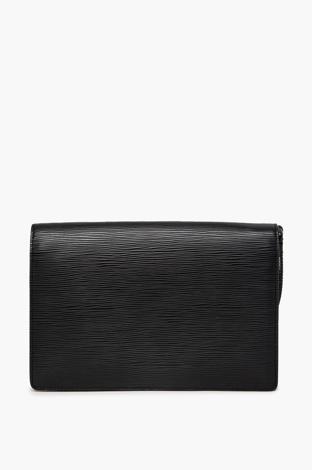 Louis Vuitton Black Epi Pochette Sellier Dragonne Clutch