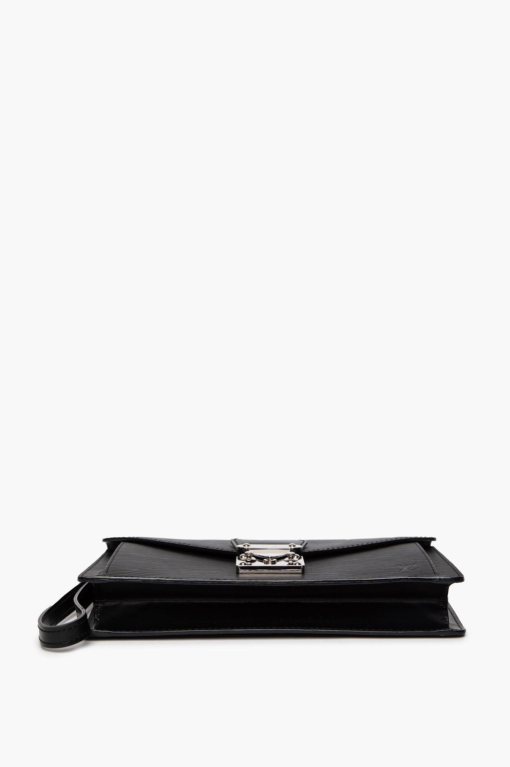 Louis Vuitton Black Epi Pochette Sellier Dragonne Clutch