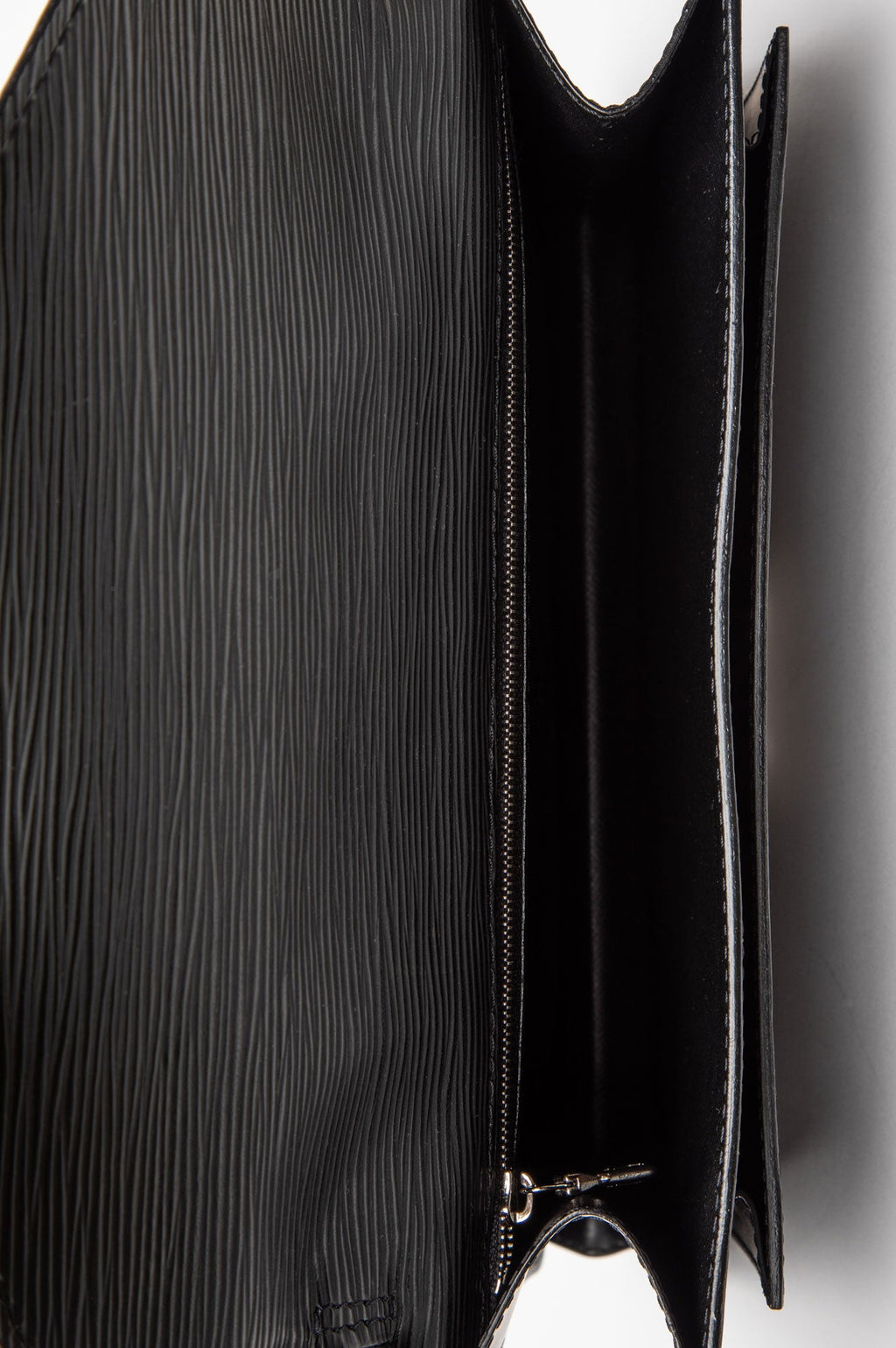 Louis Vuitton Black Epi Pochette Sellier Dragonne Clutch