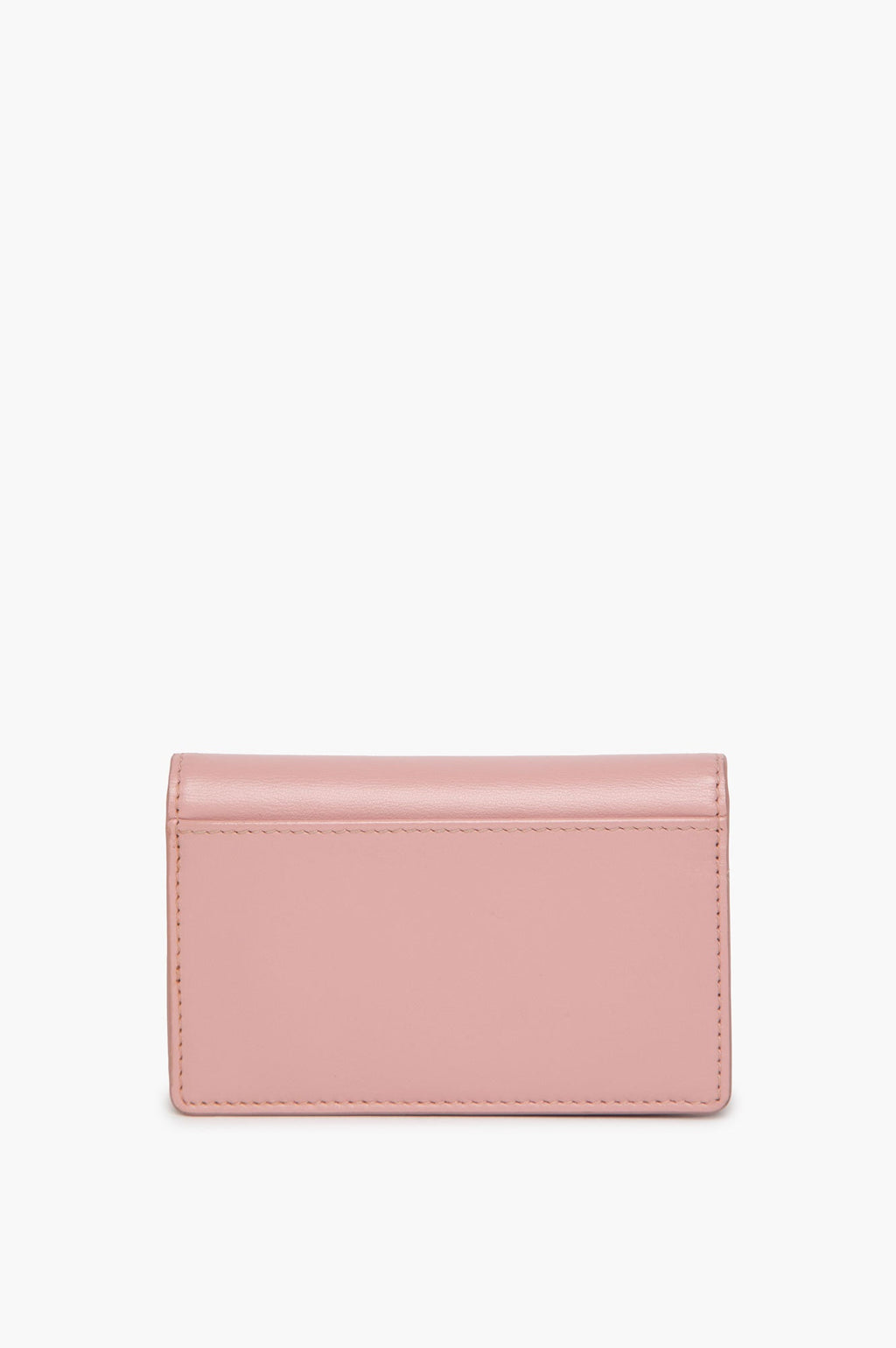 Miu Miu Pink Leather Bow Zip Wallet
