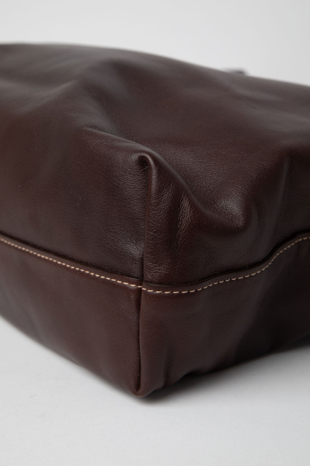 Prada Brown Soft Calf Satchel Amaranto Tote Bag