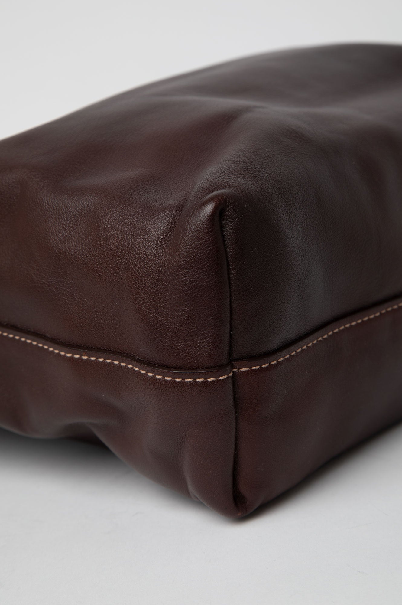 Prada Brown Soft Calf Satchel Amaranto Tote Bag