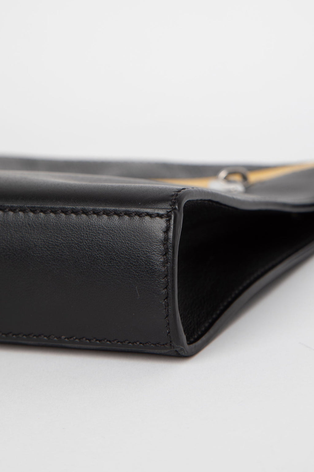 Fendi Black Zip Diagonal Clutch
