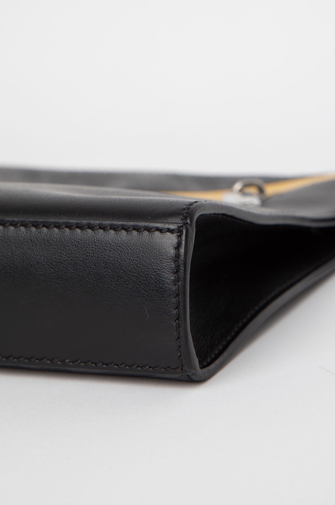 Fendi Black Zip Diagonal Clutch