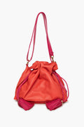 Loewe Coral/Magenta Nappa Leather Flamenco 30 Tassel Bag