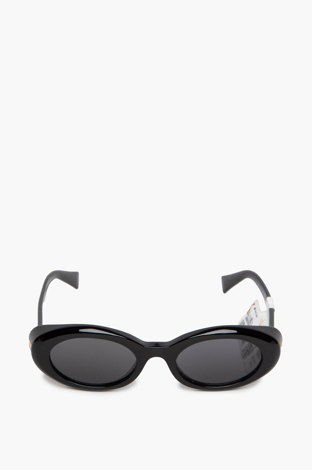 Miu Miu Black Oval MU 06ZS Sunglasses